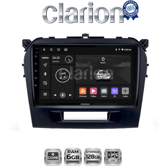 CLARION GL53571 Οθόνη OEM Multimedia Αυτοκινήτου για SUZUKI VITARA & BREZZA 2016> (CarPlay/AndroidAuto/BT/GPS/WIFI/GPRS)