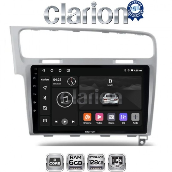 CLARION GL53591S Οθόνη OEM Multimedia Αυτοκινήτου για VW GOLF7 (CarPlay/AndroidAuto/BT/GPS/WIFI/GPRS)
