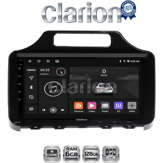 CLARION GL53650 Οθόνη OEM Multimedia Αυτοκινήτου για Toyota IQ 2008 > 2015 (CarPlay/AndroidAuto/BT/GPS/WIFI/GPRS)