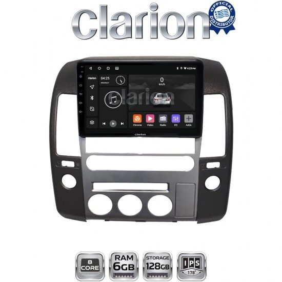 CLARION GL53683 Οθόνη OEM Multimedia Αυτοκινήτου για Nissan Navara 2006 > 2016 (CarPlay/AndroidAuto/BT/GPS/WIFI/GPRS)