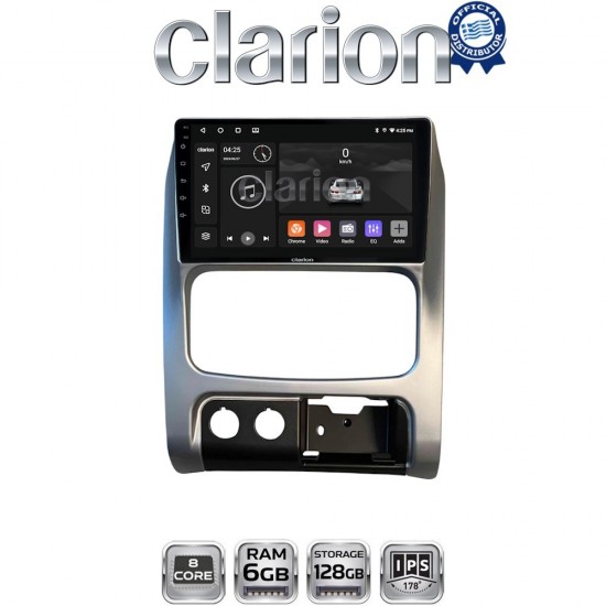 CLARION GL53736 Οθόνη OEM Multimedia Αυτοκινήτου για JEEP CHEROKEE & LIBERTY 2002-2007 (CarPlay/AndroidAuto/BT/GPS/WIFI/GPRS)