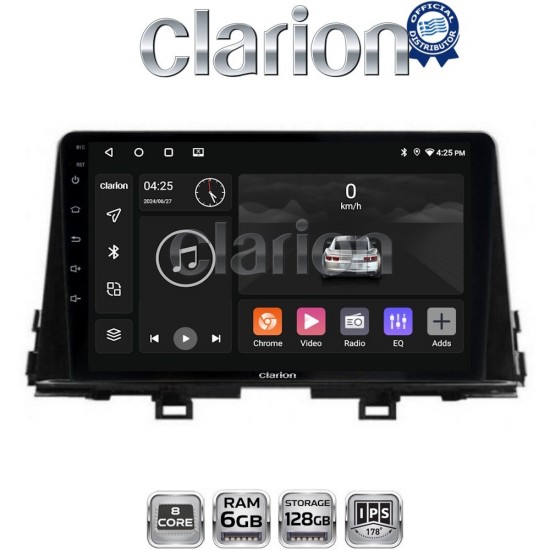 CLARION GL53795 Οθόνη OEM Multimedia Αυτοκινήτου για OEM KIA PICANTO 2017> (CarPlay/AndroidAuto/BT/GPS/WIFI/GPRS)