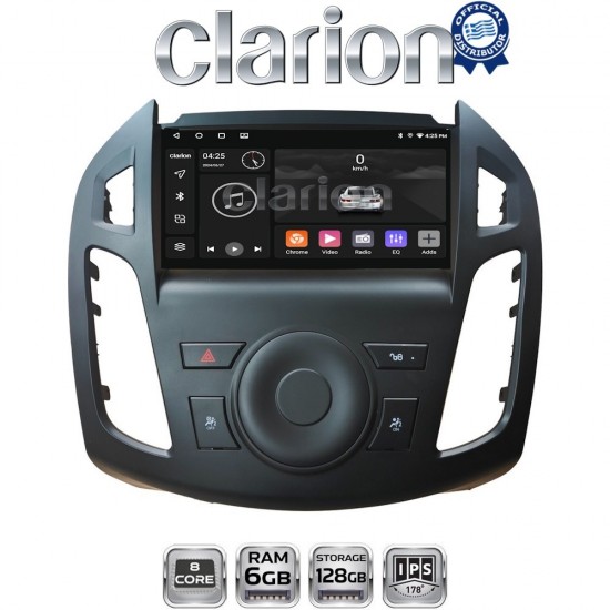 CLARION GL53858B Οθόνη OEM Multimedia Αυτοκινήτου για Ford Transit Connect 2013 > 2017 (CarPlay/AndroidAuto/BT/GPS/WIFI/GPRS)