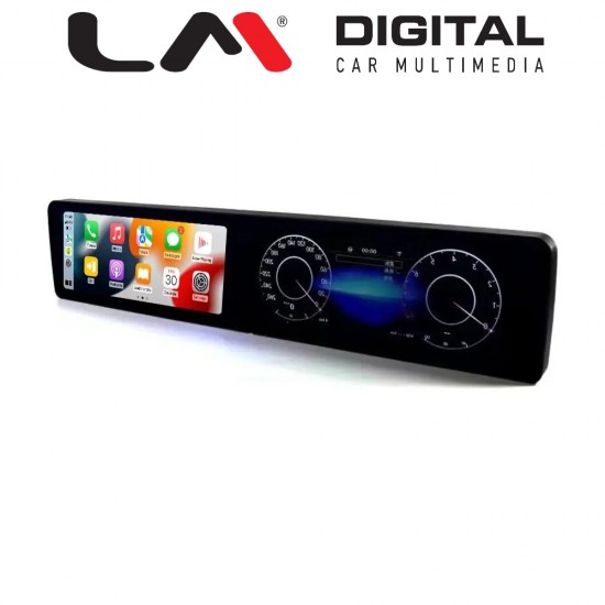 LM Digital - LM JFK1962 DUAL Οθόνη OEM Multimedia Αυτοκινήτου για Mercedes S Class W221 2005 > 2013 με εργοστασιακό σύστημα NTG3.0 - NTG3.5 (CarPlay/AndroidAuto/BT/GPS/WIFI/GPRS)
