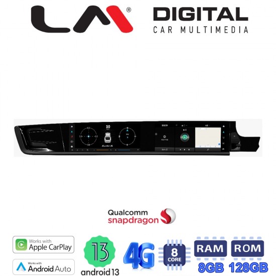 LM Digital - LM JFKR8334 DUAL Οθόνη OEM Multimedia Αυτοκινήτου για Porsche Panamera 2018 > 2024 με σύστημα PCM5.0 - PCM6.0 διατηρεί το εργοστασιακό σύστημα.(για δεξιοτίμονα οχήματα) (CarPlay/AndroidAuto/BT/GPS/WIFI/GPRS)