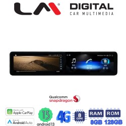 LM Digital - LM JFKR8972 DUAL Οθόνη OEM Multimedia Αυτοκινήτου για Mercedes Benz W222 2014 > 2017 με εργοστασιακό σύστημα NTG 5.0 (για δεξιοτίμονα οχήματα) (CarPlay/AndroidAuto/BT/GPS/WIFI/GPRS)