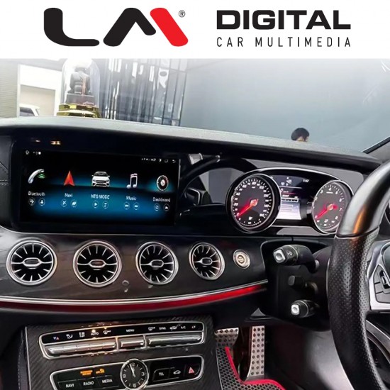 LM Digital - LM JFKR8967 DUAL Οθόνη OEM Multimedia Αυτοκινήτου για Mercedes E Class W213 2014 > 2017 με εργοστασιακό σύστημα NTG 5.0 (Για δεξιοτίμονα οχήματα) (CarPlay/AndroidAuto/BT/GPS/WIFI/GPRS)
