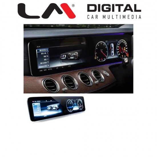 LM Digital - LM JFKR8968 DUAL Οθόνη OEM Multimedia Αυτοκινήτου για Mercedes E Class W213 2014 > 2017 με εργοστασιακό σύστημα NTG 5.0 (CarPlay/AndroidAuto/BT/GPS/WIFI/GPRS)