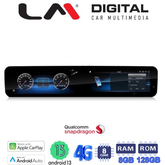 LM Digital - LM JFK1972D DUAL Οθόνη OEM Multimedia Αυτοκινήτου για Mercedes G Class W463 2019 > 2024 με εργοστασιακό σύστημα NTG 5.0 (CarPlay/AndroidAuto/BT/GPS/WIFI/GPRS)