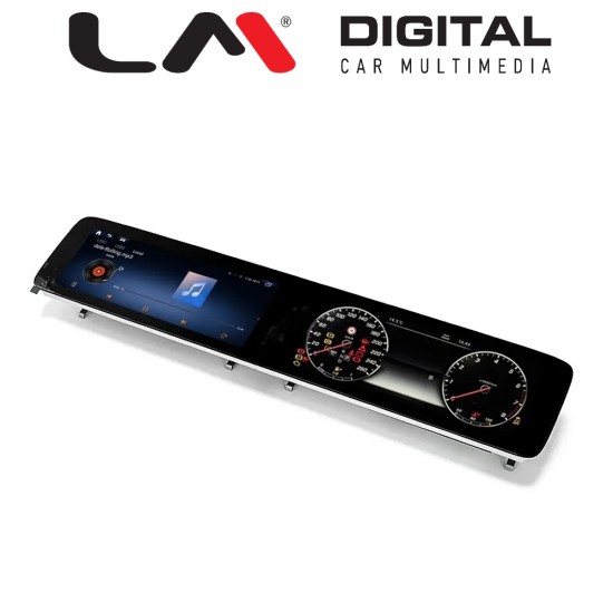 LM Digital - LM JFKR1972D DUAL Οθόνη OEM Multimedia Αυτοκινήτου για Mercedes G Class W463 2019 > 2024 με εργοστασιακό σύστημα NTG 5.0 (Για δεξιοτίμονα οχήματα) (CarPlay/AndroidAuto/BT/GPS/WIFI/GPRS)