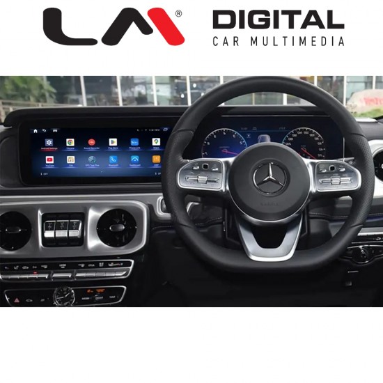 LM Digital - LM JFKR1972D DUAL Οθόνη OEM Multimedia Αυτοκινήτου για Mercedes G Class W463 2019 > 2024 με εργοστασιακό σύστημα NTG 5.0 (Για δεξιοτίμονα οχήματα) (CarPlay/AndroidAuto/BT/GPS/WIFI/GPRS)