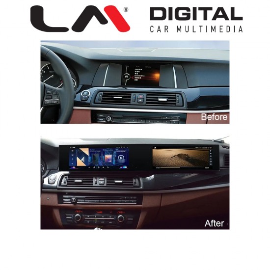 LM Digital - LM JFK9922 DUAL Οθόνη OEM Multimedia Αυτοκινήτου για BMW S.5 F10/F11 2011 > 2016 με εργοστασιακό σύστημα NBT (CarPlay/AndroidAuto/BT/GPS/WIFI/GPRS)