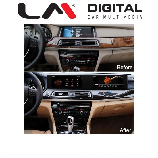 LM Digital - LM JFK9924 DUAL Οθόνη OEM Multimedia Αυτοκινήτου για BMW S.7 F01/F02 2008 > 2015 με εργοστασιακό σύστημα NBT (CarPlay/AndroidAuto/BT/GPS/WIFI/GPRS)