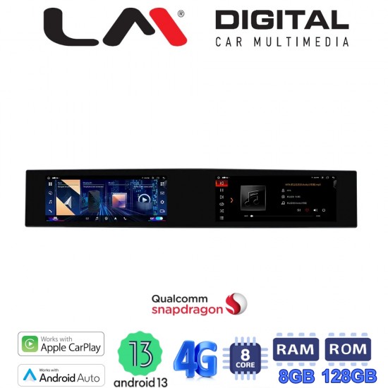 LM Digital - LM JFK9926 DUAL Οθόνη OEM Multimedia Αυτοκινήτου για BMW X5 (E70) - X6 (E71) 2008 > 2010 με εργοστασιακό σύστημα CCC (CarPlay/AndroidAuto/BT/GPS/WIFI/GPRS)