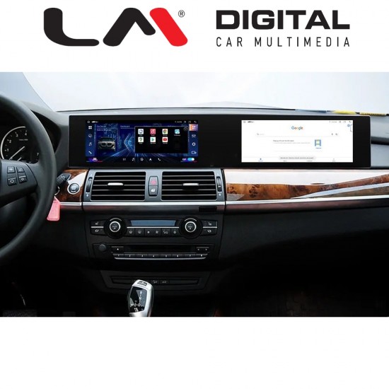 LM Digital - LM JFK9926 DUAL Οθόνη OEM Multimedia Αυτοκινήτου για BMW X5 (E70) - X6 (E71) 2008 > 2010 με εργοστασιακό σύστημα CCC (CarPlay/AndroidAuto/BT/GPS/WIFI/GPRS)