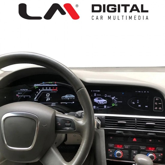 LM Digital - LM JFK2960 DUAL Οθόνη OEM Multimedia Αυτοκινήτου για Audi A6 2005 > 2009 (CarPlay/AndroidAuto/BT/GPS/WIFI/GPRS)
