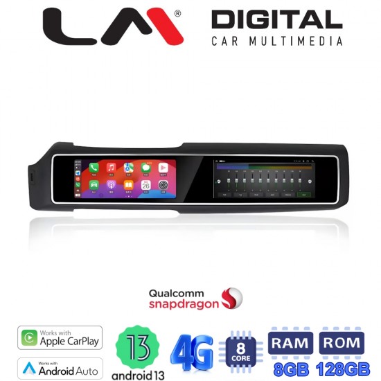 LM Digital - LM JFK2828 DUAL Οθόνη OEM Multimedia Αυτοκινήτου για Range Rover LL494 2013 > 2017 (CarPlay/AndroidAuto/BT/GPS/WIFI/GPRS)