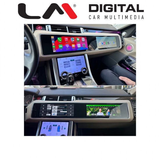 LM Digital - LM JFK2828 DUAL Οθόνη OEM Multimedia Αυτοκινήτου για Range Rover LL494 2013 > 2017 (CarPlay/AndroidAuto/BT/GPS/WIFI/GPRS)