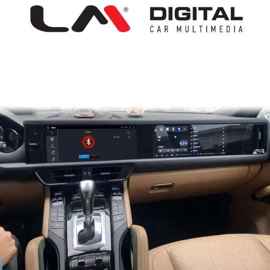 LM Digital - LM JFK8326 DUAL Οθόνη OEM Multimedia Αυτοκινήτου για Porsche Cayenne 2010 > 2017 με εργοστασιακό σύστημα PCM 3.0 - 3.1 (CarPlay/AndroidAuto/BT/GPS/WIFI/GPRS)