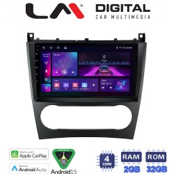 LM Digital - LM ZA4093 GPS Οθόνη OEM Multimedia Αυτοκινήτου για MERCEDES C class (W203) – CLC 2004>2008 (CarPlay/AndroidAuto/BT/GPS/WIFI/GPRS)
