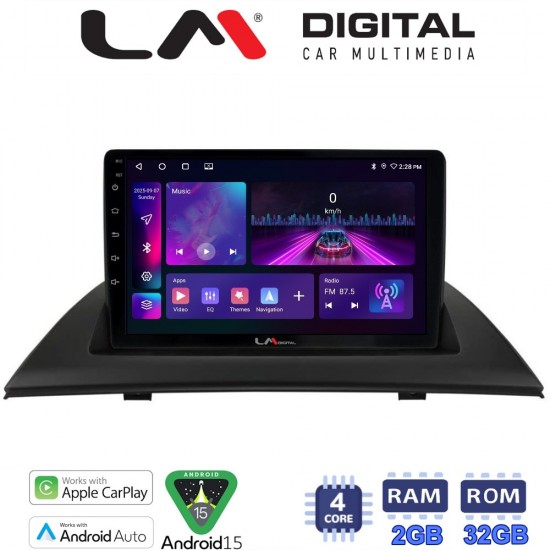 LM Digital - LM ZA4103 GPS Οθόνη OEM Multimedia Αυτοκινήτου για BMW X3 2003 > 2010 (CarPlay/AndroidAuto/BT/GPS/WIFI/GPRS)