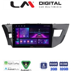 LM Digital - LM ZA4126 GPS Οθόνη OEM Multimedia Αυτοκινήτου για TOYOTA COROLLA 2013>2016 (CarPlay/AndroidAuto/BT/GPS/WIFI/GPRS)