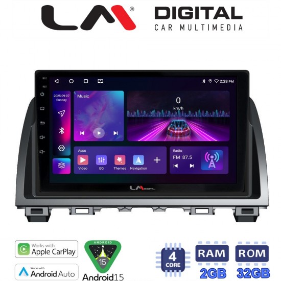 LM Digital - LM ZA4212 GPS Οθόνη OEM Multimedia Αυτοκινήτου για Mazda 6 2013 > 2017 (CarPlay/AndroidAuto/BT/GPS/WIFI/GPRS)