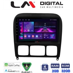 LM Digital - LM ZA4220 GPS Οθόνη OEM Multimedia Αυτοκινήτου για MERCEDES S (W220) 1998>2005 (CarPlay/AndroidAuto/BT/GPS/WIFI/GPRS)