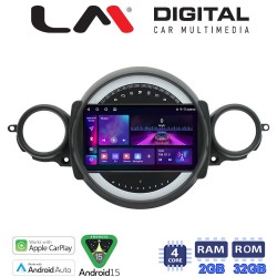 LM Digital - LM ZA4834 GPS Οθόνη OEM Multimedia Αυτοκινήτου για Mini Cooper '07>'14 Clubman 2007 > 2014 (CarPlay/AndroidAuto/BT/GPS/WIFI/GPRS)