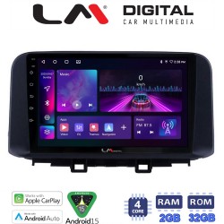 LM Digital - LM ZA4961 GPS Οθόνη OEM Multimedia Αυτοκινήτου για HYUNDAI KONA mod.2017> (CarPlay/AndroidAuto/BT/GPS/WIFI/GPRS)