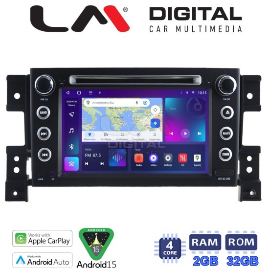 LM Digital - LM V4053 GPS Οθόνη OEM Multimedia Αυτοκινήτου για SUZUKI GRAN VITARA 2005 > 2015 (CarPlay/AndroidAuto/BT/GPS/WIFI/GPRS)