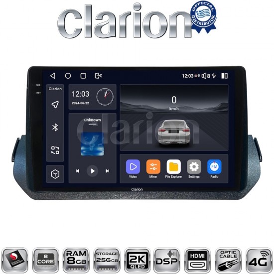 CLARION GL75979 Οθόνη OEM Multimedia Αυτοκινήτου για Mitsubishi Outlander 2021> (CarPlay/AndroidAuto/BT/GPS/WIFI/GPRS)