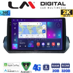LM Digital - LM ZB8979 GPS Οθόνη OEM Multimedia Αυτοκινήτου για (CarPlay/AndroidAuto/BT/GPS/WIFI/GPRS)