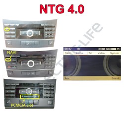 LM Digital - LM KH4 888 SQ Οθόνη OEM Multimedia Αυτοκινήτου για MERCEDES GLK (X204) 2008 > 2014 (CarPlay/AndroidAuto/BT/GPS/WIFI/GPRS)