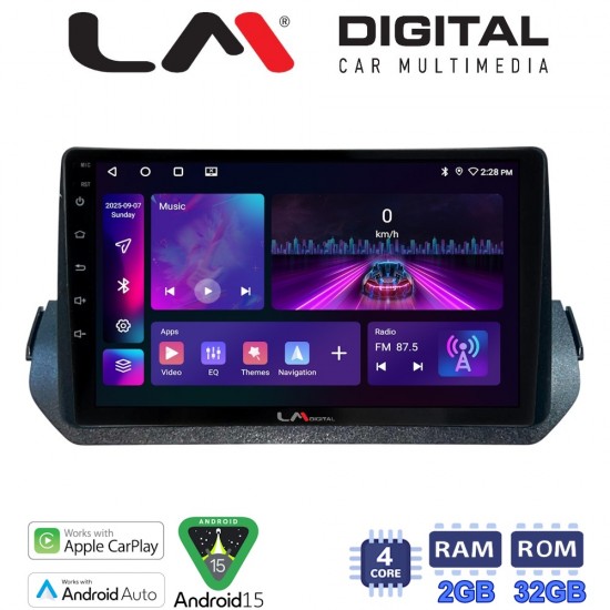 LM Digital - LM ZA4979 GPS Οθόνη OEM Multimedia Αυτοκινήτου για Mitsubishi Outlander 2021> (CarPlay/AndroidAuto/BT/GPS/WIFI)