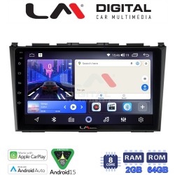 LM Digital - LM ZW8009 GPS Οθόνη OEM Multimedia Αυτοκινήτου για HONDA CRV 2005>2012 (CarPlay/AndroidAuto/BT/GPS/WIFI)