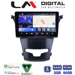 LM Digital - LM ZW8016 GPS Οθόνη OEM Multimedia Αυτοκινήτου για Ssangyong Korando 2014> (CarPlay/AndroidAuto/BT/GPS/WIFI)