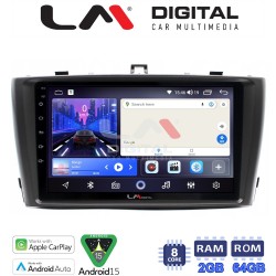 LM Digital - LM ZW8027 GPS Οθόνη OEM Multimedia Αυτοκινήτου για TOYOTA AVENSIS T27 2009 > 2016 (CarPlay/AndroidAuto/BT/GPS/WIFI)