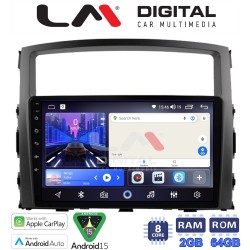 LM Digital - LM ZW8038 GPS Οθόνη OEM Multimedia Αυτοκινήτου για MITSUBISHI PAJERO 2006>2014 (CarPlay/AndroidAuto/BT/GPS/WIFI)