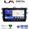 LM Digital - LM ZW8063 GPS Οθόνη OEM Multimedia Αυτοκινήτου για TOYOTA COROLLA 2006>2012 (CarPlay/AndroidAuto/BT/GPS/WIFI)