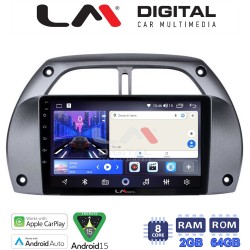 LM Digital - LM ZW8071 GPS Οθόνη OEM Multimedia Αυτοκινήτου για Toyota Rav 4 2001 > 2006 (CarPlay/AndroidAuto/BT/GPS/WIFI)