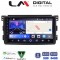 LM Digital - LM ZW8087 GPS Οθόνη OEM Multimedia Αυτοκινήτου για SMART 2007>2010 (CarPlay/AndroidAuto/BT/GPS/WIFI)