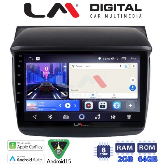 LM Digital - LM ZW8094 GPS Οθόνη OEM Multimedia Αυτοκινήτου για MITSUBISHI L200 2006 > 2014 (CarPlay/AndroidAuto/BT/GPS/WIFI)