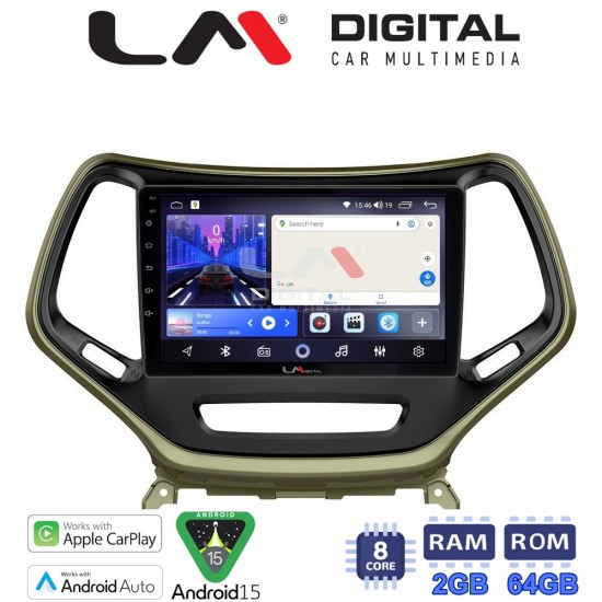 LM Digital - LM ZW8119 GPS Οθόνη OEM Multimedia Αυτοκινήτου για JEEP CHEROKEE 2014> (CarPlay/AndroidAuto/BT/GPS/WIFI)
