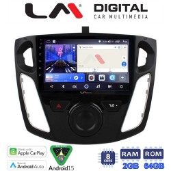 LM Digital - LM ZW8150 GPS Οθόνη OEM Multimedia Αυτοκινήτου για FORD FOCUS 2015>2018 (CarPlay/AndroidAuto/BT/GPS/WIFI)