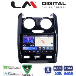 LM Digital - LM ZW8158 GPS Οθόνη OEM Multimedia Αυτοκινήτου για DACIA DUSTER 2013>2019 (CarPlay/AndroidAuto/BT/GPS/WIFI)