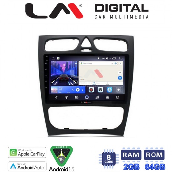LM Digital - LM ZW8171 GPS Οθόνη OEM Multimedia Αυτοκινήτου για MERCEDES C (W203) - CLK (W208) (CarPlay/AndroidAuto/BT/GPS/WIFI)