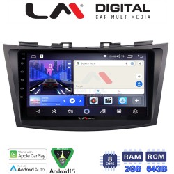LM Digital - LM ZW8179 GPS Οθόνη OEM Multimedia Αυτοκινήτου για SUZUKI SWIFT 2011>2016 (CarPlay/AndroidAuto/BT/GPS/WIFI)