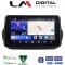 LM Digital - LM ZW8195 GPS Οθόνη OEM Multimedia Αυτοκινήτου για Fiorino, Citroen, Nemo, Bipper (CarPlay/AndroidAuto/BT/GPS/WIFI)