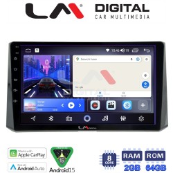 LM Digital - LM ZW8204 GPS Οθόνη OEM Multimedia Αυτοκινήτου για Toyota Corolla 2019> (CarPlay/AndroidAuto/BT/GPS/WIFI)